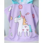 UKR – Kids Hooded Towel 60×120 Unicorn – Pink