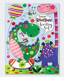 Rachel Ellen Designs - Writing Set Wallet - Rawr-some Set Dinosaurs