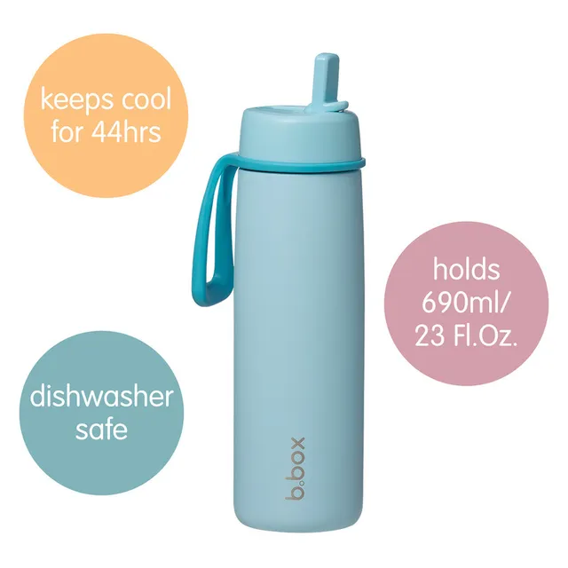 B. Box Insulated Flip Top Bottle - 690ml - Lagoon