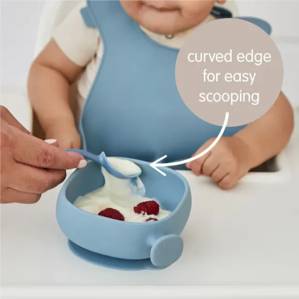 B. Box Silicone Bowl + Lid – Latte