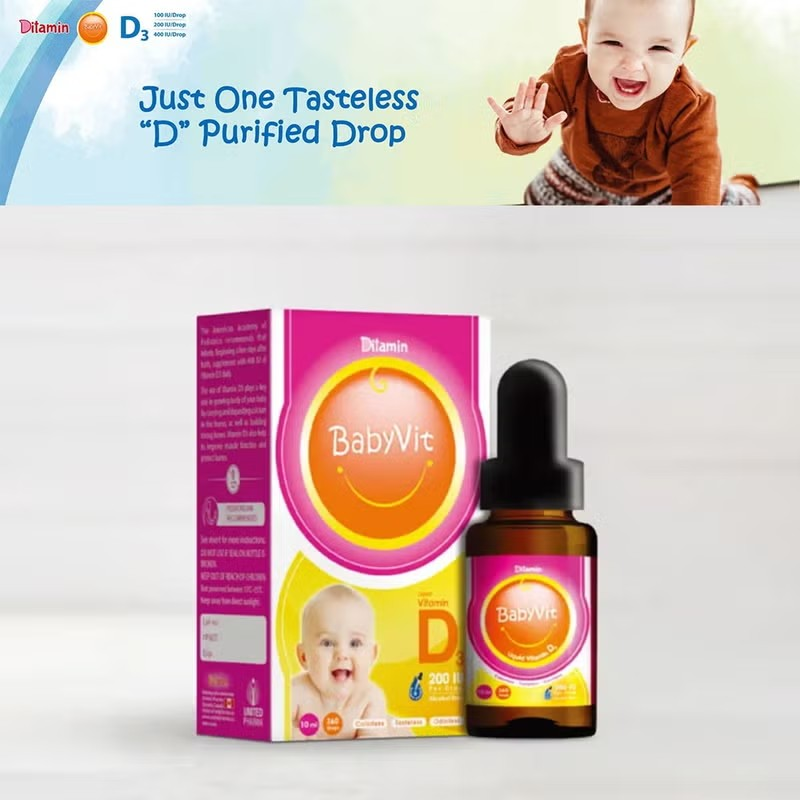 Ditamin 400 Babyvit Liquid Vitamin D3 400IU/Drop 10ml