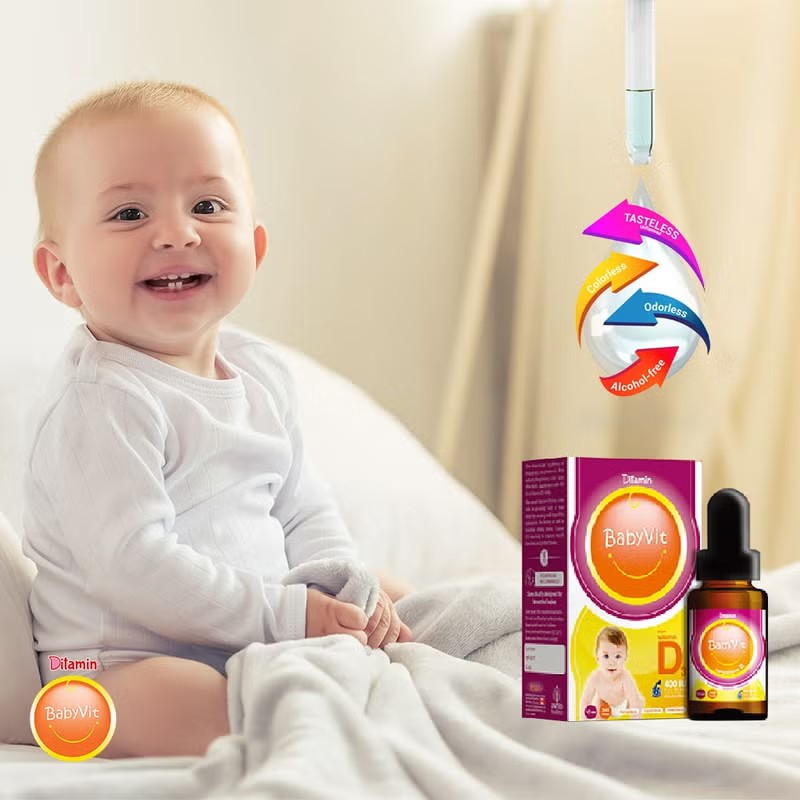 Ditamin 400 Babyvit Liquid Vitamin D3 400IU/Drop 10ml