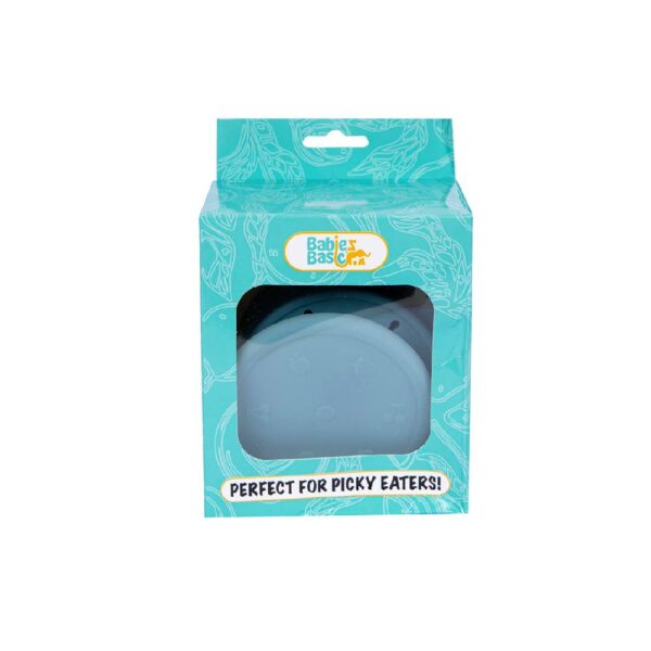 B. Box Silicone Plate With Lid – Blush
