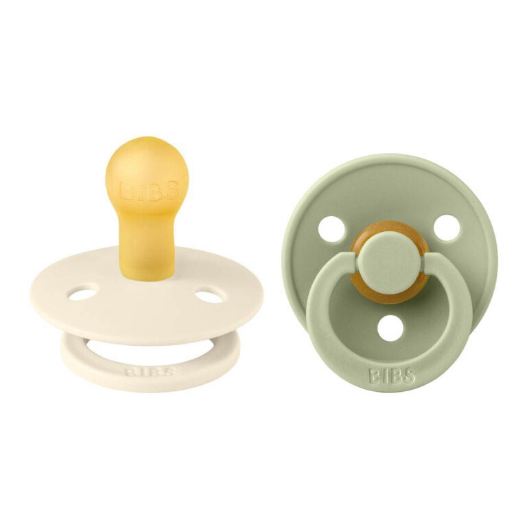 Bibs - Colour 2 Pack Latex S1 - Ivory/Sage