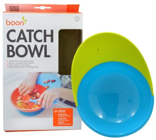 Boon Blue Catch Bowl With Spill Catcher