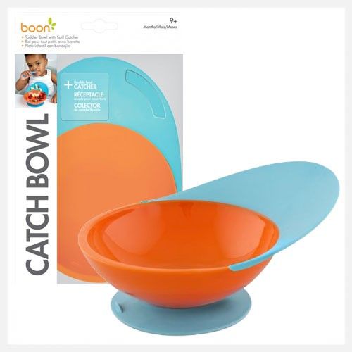 Boon - Orange Catch Bowl With Spill Catcher