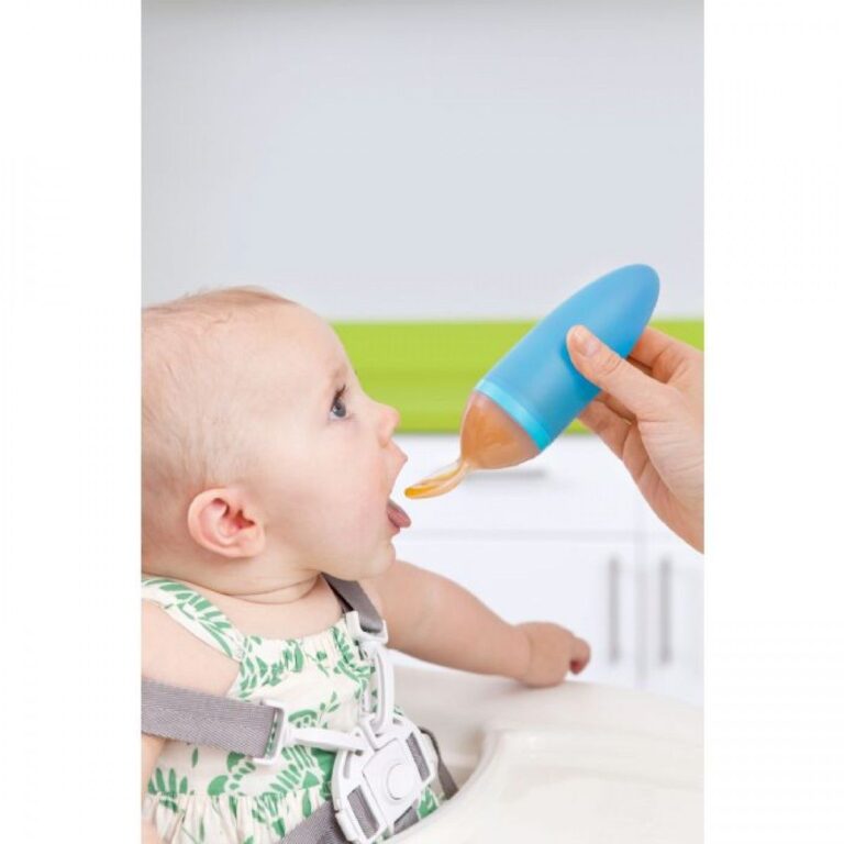 Boon - Blue Squirt Baby Food Dispencing Spoon