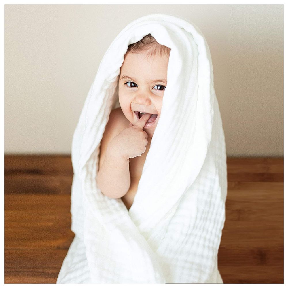 Anvi Baby – 100% Organic Muslin Bath Towel – Pack of 3