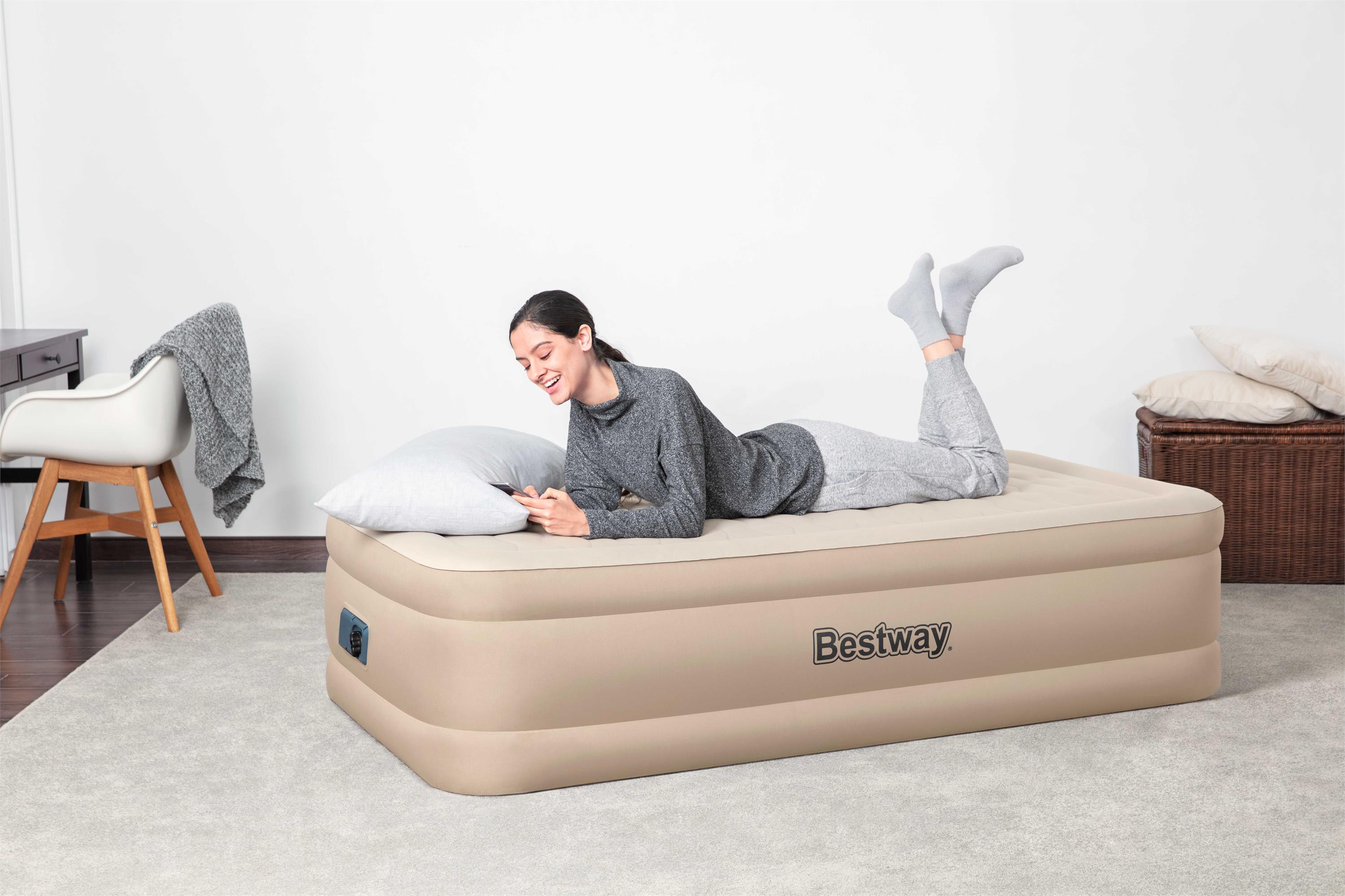 Best Way - Air Bed Twin Built In Ac Pump 191 X 97 X 46