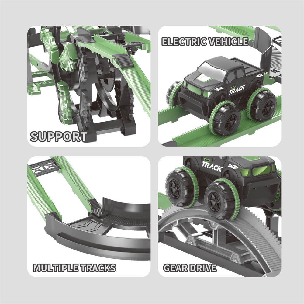 D-Power – Ultimate Stunt Car Track – 99pc Set