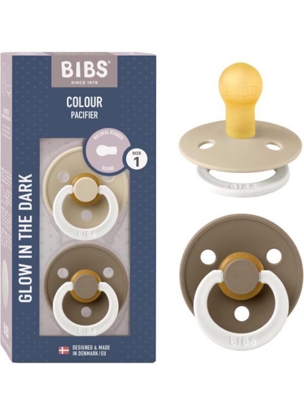 Bibs – Colour 2 Pack Latex S2 – Dark Oak/Blush