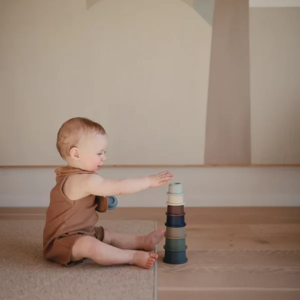 Mushie – Stacking Cups – Forest