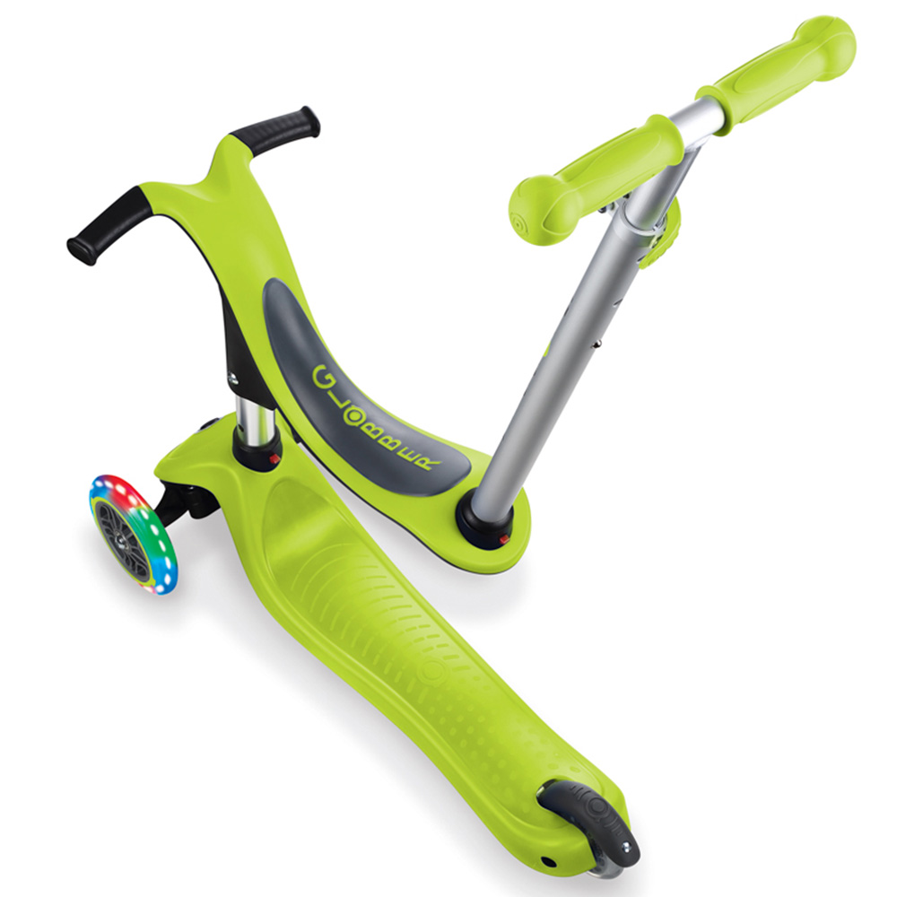 Globber – Evo 4 In 1 Lights Scooter – Lime Green