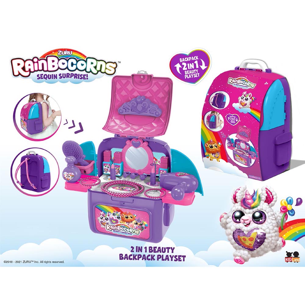 Rainbocorns - Beauty Playset 2-In-1 in Backpack