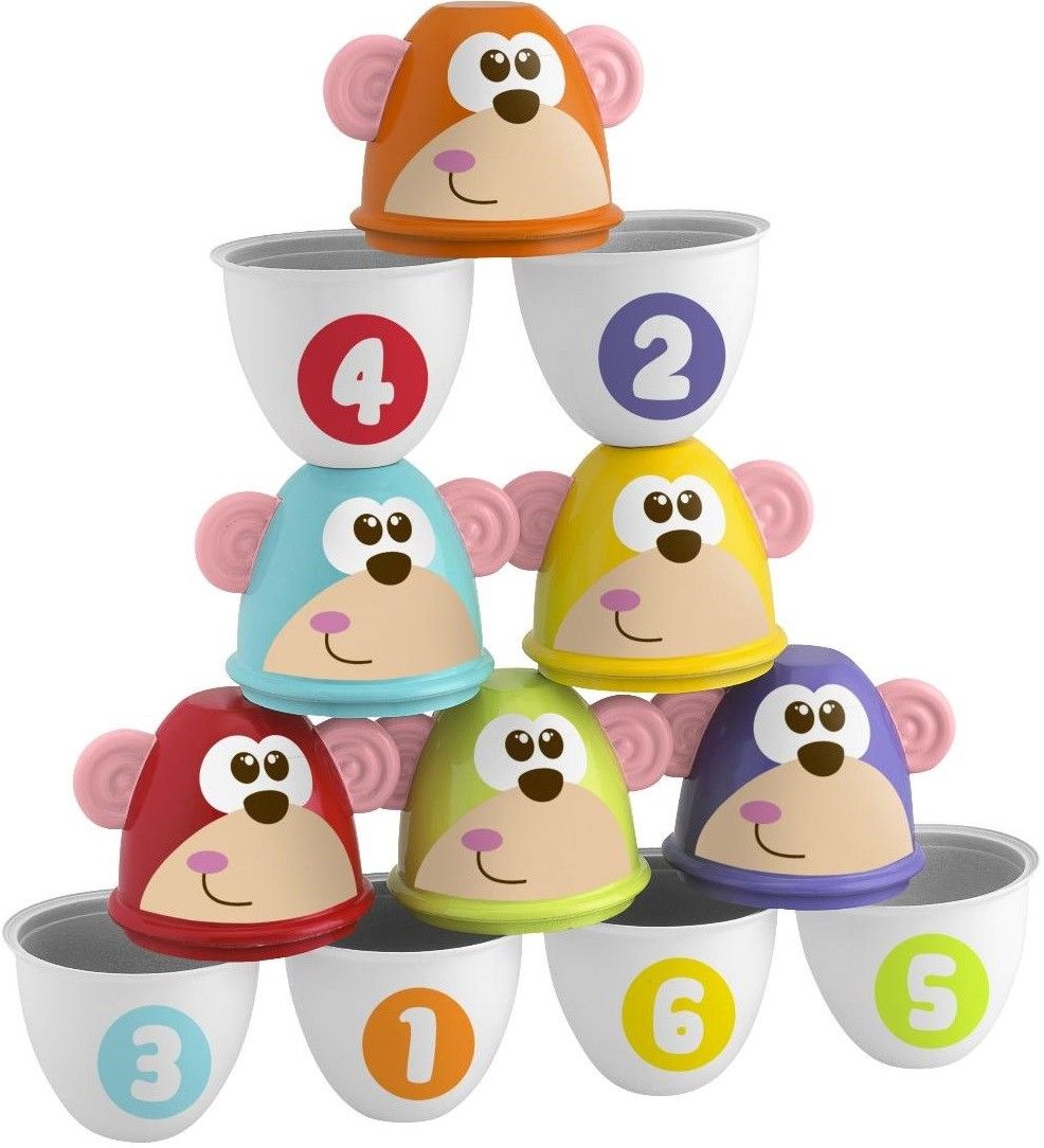 Chicco -  Fit & Fun Monkey Strike, Stacking game