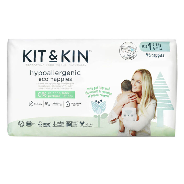 Kit & Kin - Eco Pull Up Diaper Size 5 Junior - 120 Count (6x20)