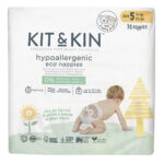 Kit & Kin – Eco Diapers Size 5 11+kg 120pcs Pack Of 4