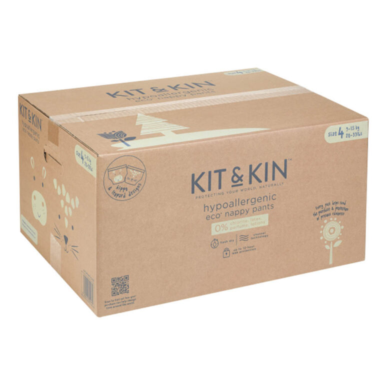 Kit & Kin - Pull Up Diapers Size 4 9-15kg 132pcs Pack Of 6