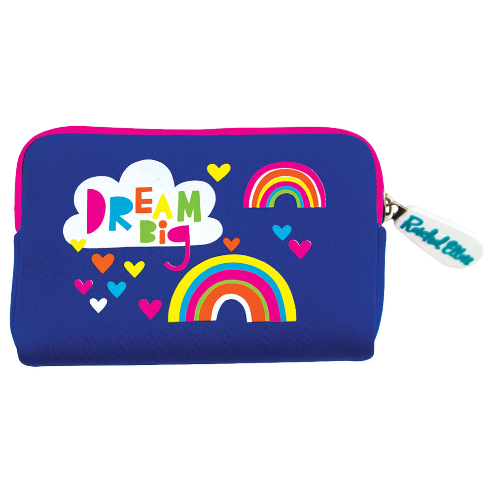Rachel Ellen Designs - Neoprene Purse - Dream Big/Rainbows