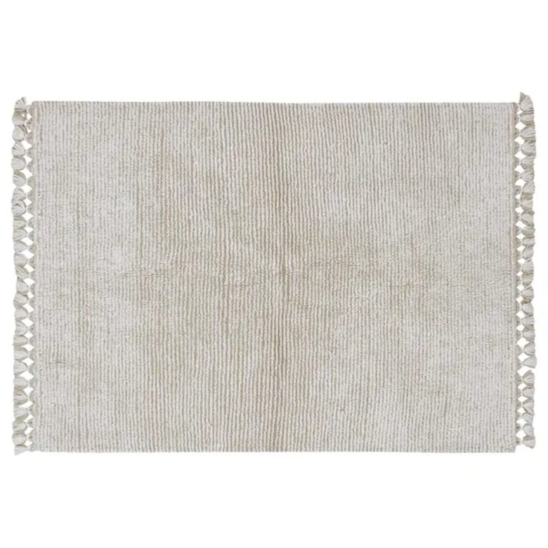 Lorena Canals Woolable Rug Koa – Sandstone Washable Wool Rug for Kids' Room & Home Décor