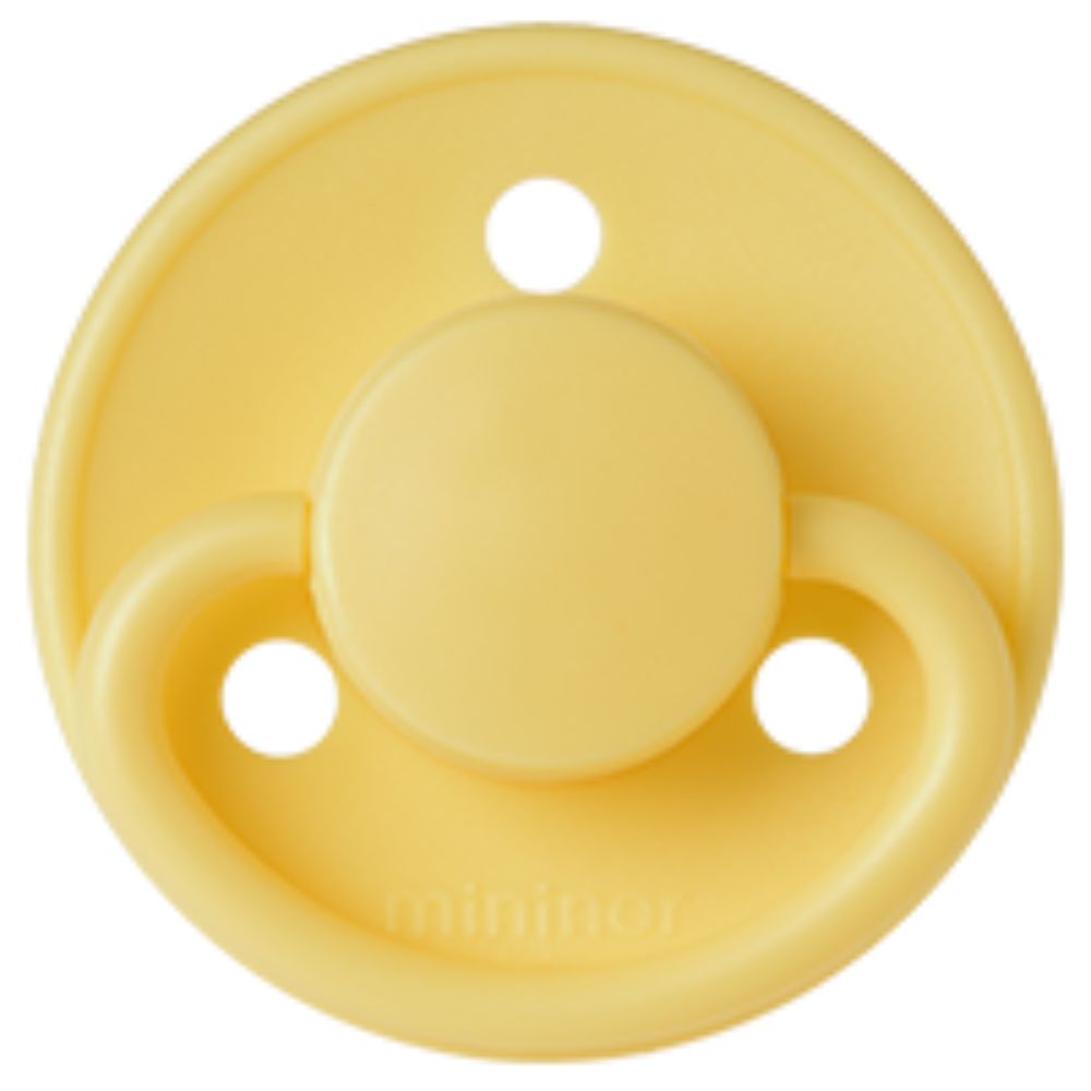 Mininor - Round Pacifier Silicone 6M - Duckling