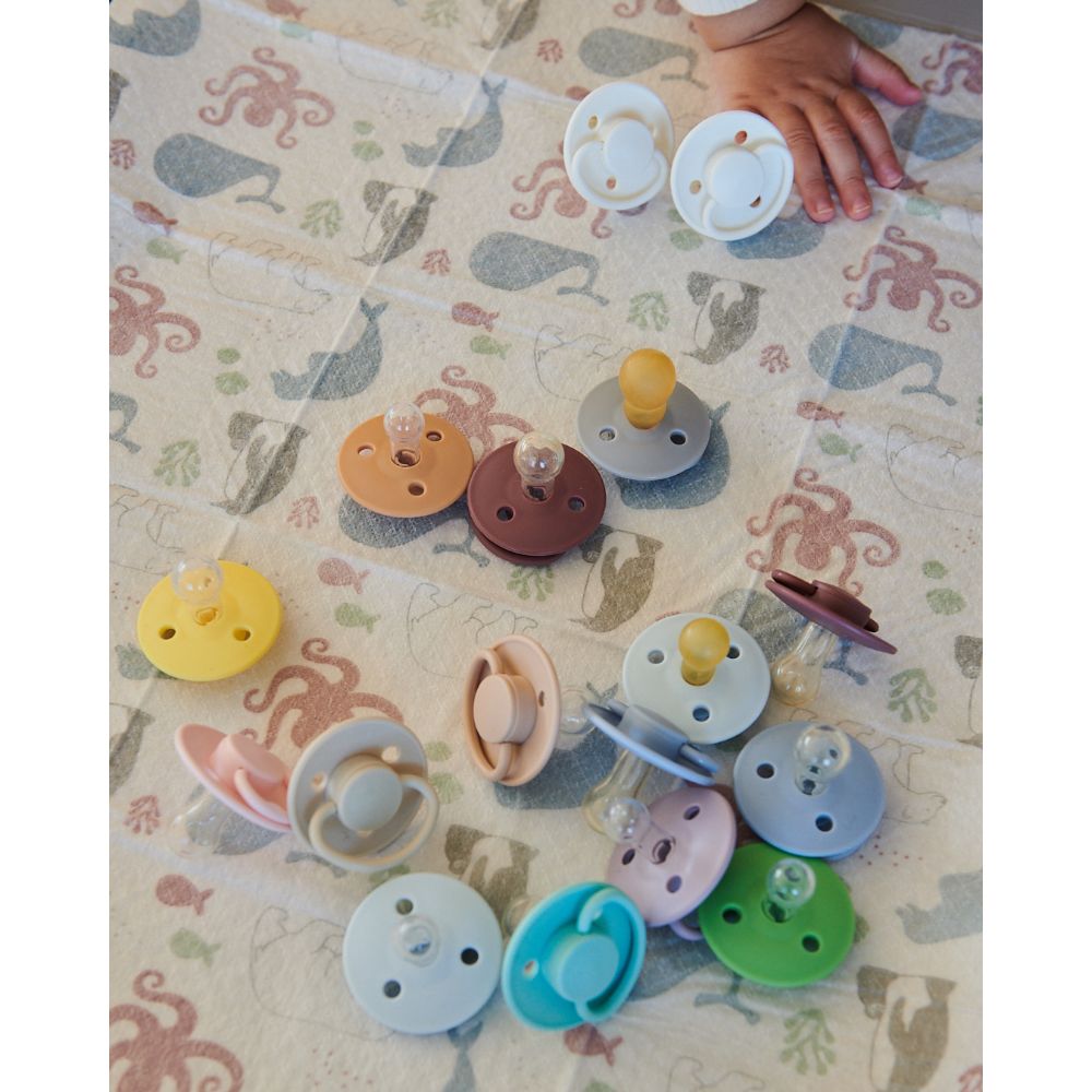 Mininor - Round Pacifier Silicone 6M - Duckling