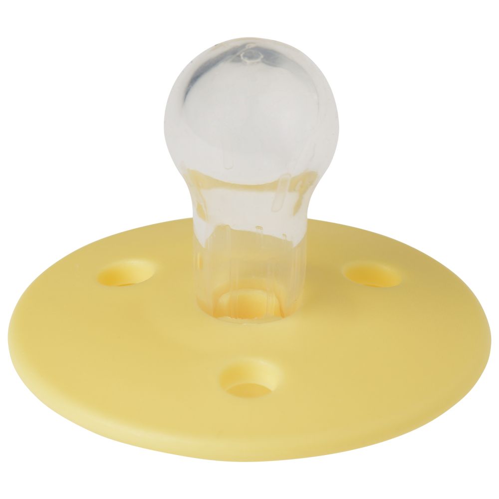 Mininor - Round Pacifier Silicone 6M - Duckling