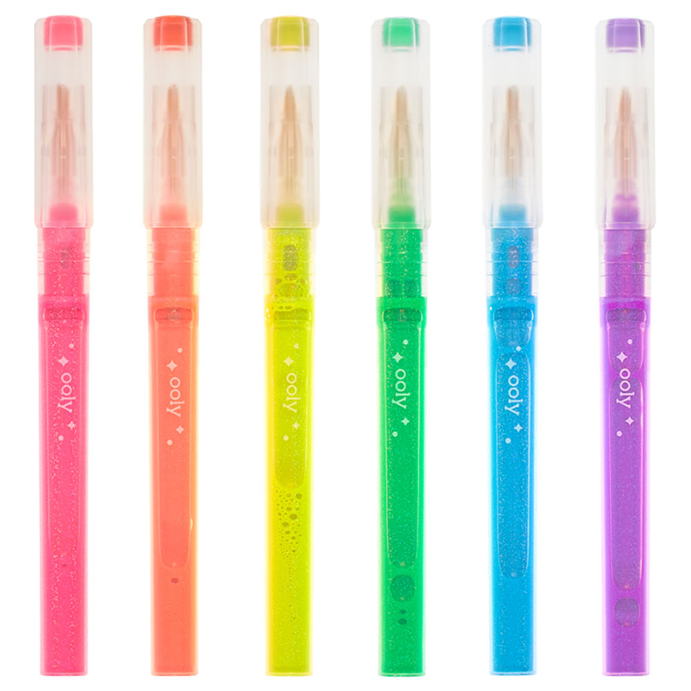 Tinc - Set Of 6 Glitter Edge Pens