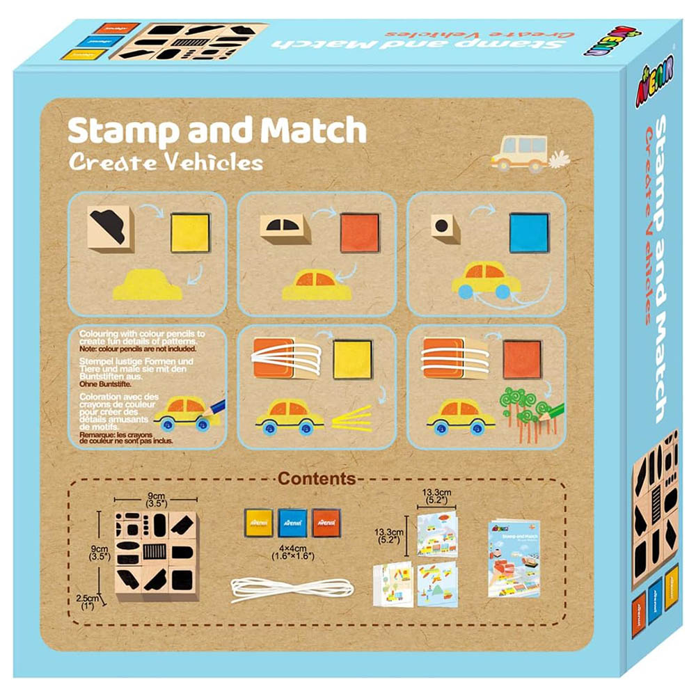 Avenir - Stamp and Match - Create Vehicles