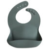 Mushie – Silicone Bib Cambridge Blue