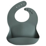 Mushie – Silicone Bib Cambridge Blue