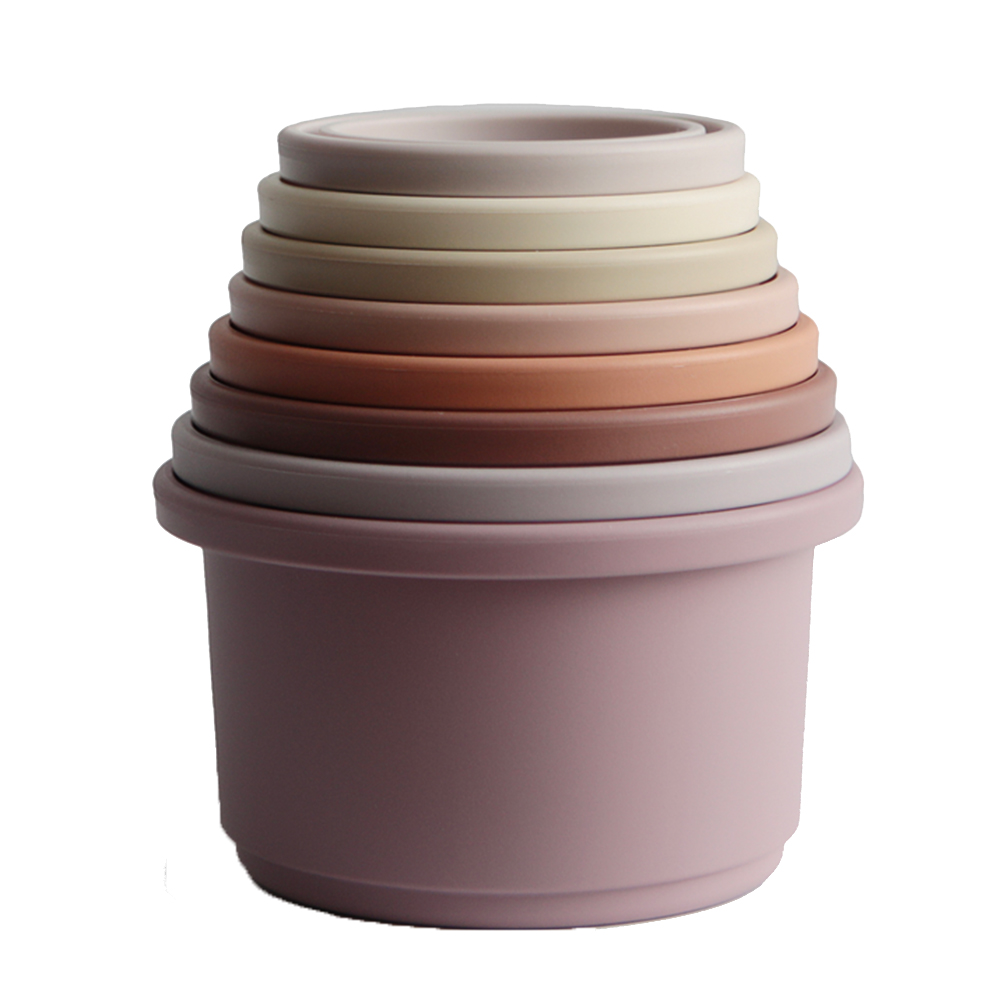 Mushie - Stacking Tower Cups - Petals
