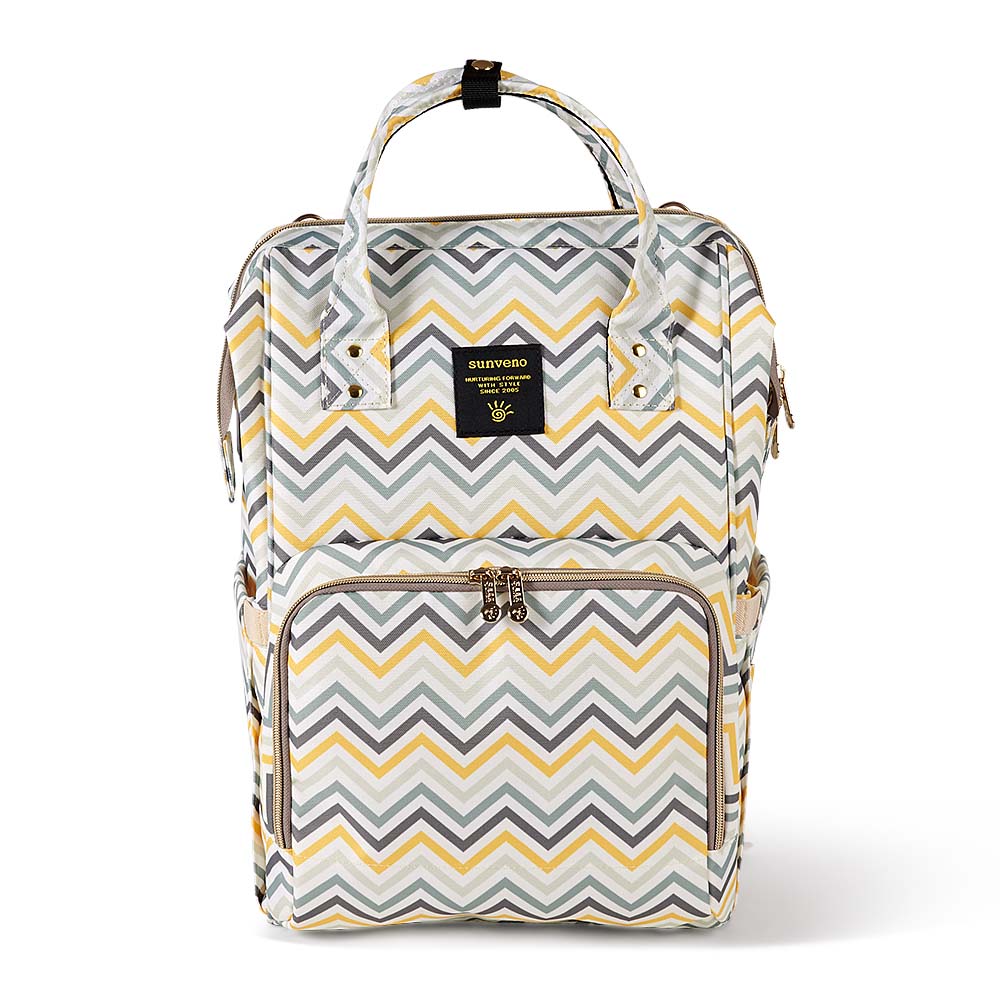 Teknum – Stroller & Diaper Bag – Yellow Wave
