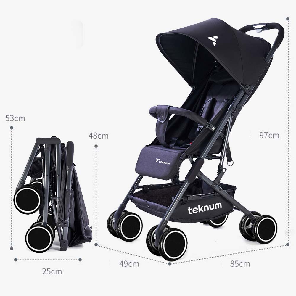 Teknum – Yoga Lite Stroller – Grey