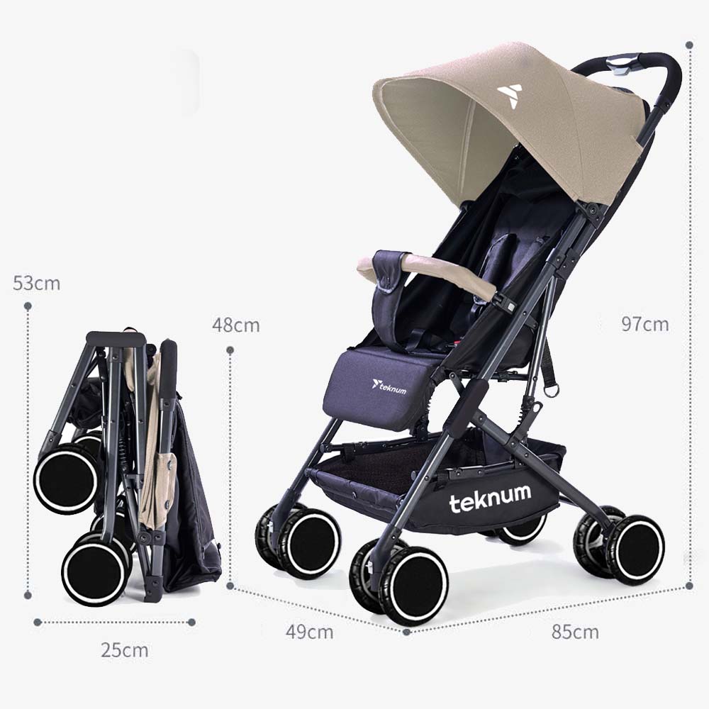 Teknum – Yoga Lite Stroller – Ivory