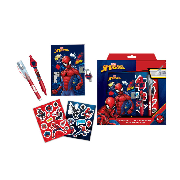 Spiderman - Secret Notebook with Magic Pen