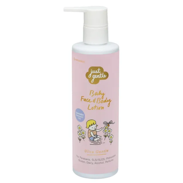 Just Gentle - Organic Baby Face & Body Lotion -Lavender Scent