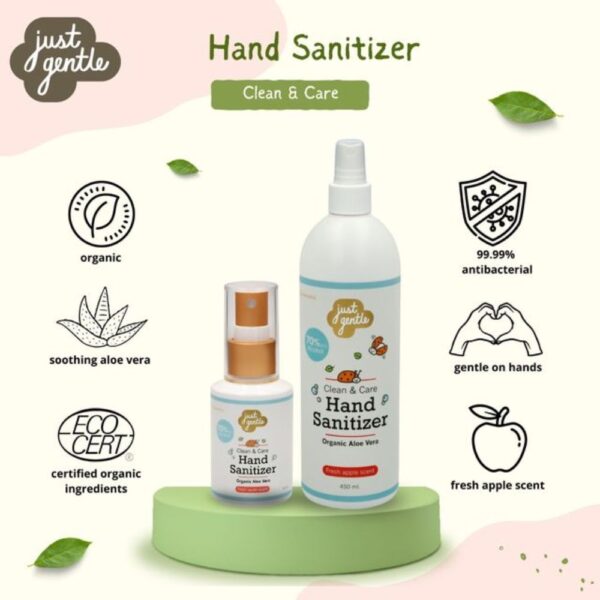 Just – Gentle Hand Sanitiser Spray 450 ml