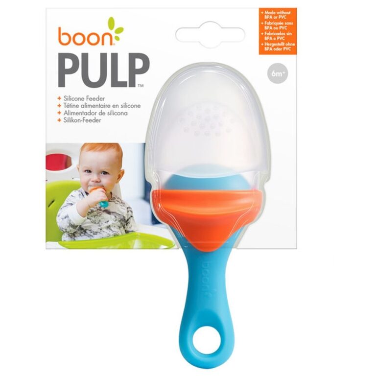Boon - Blue Pulp Silicone Feeder