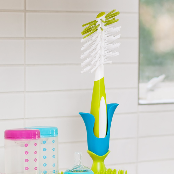 Boon – Bud Grass Bottle Drainer Accessory – Blue