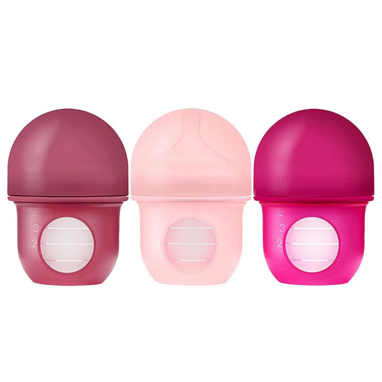 Boon - Nursh 4oz Bottle Pack of 3 - Pink