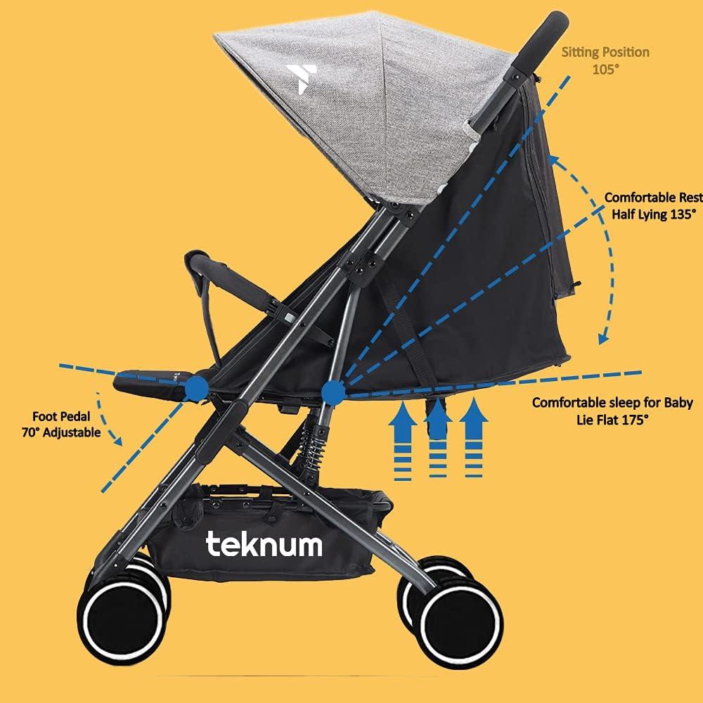 Teknum – Yoga Lite Stroller – Grey