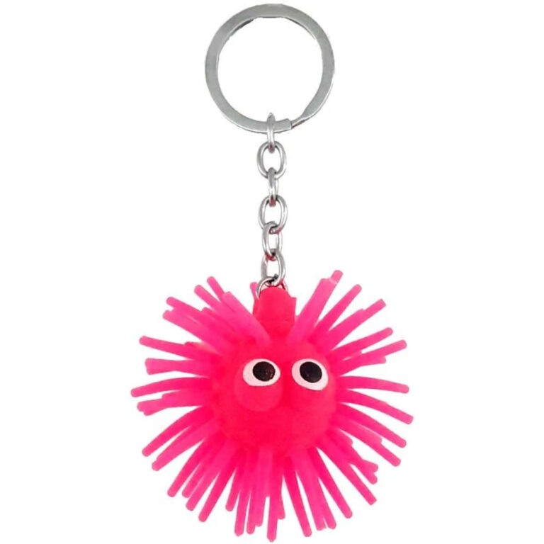 Tinc - Fuzzy Guy Light Up Keyring Pink