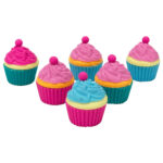 Tinc – Set of 6 cupcake erasers