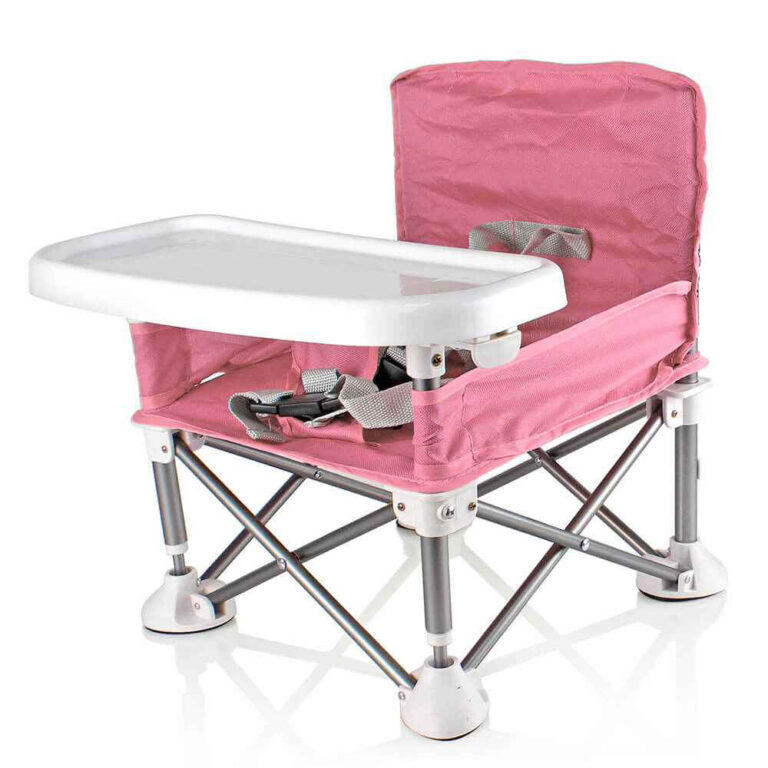UKR - Baby Chair Folable With Bag - Pink