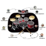 UKR – Drum Playmat – Black