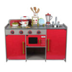 UKR – European Kitchen Red Wooden – Red