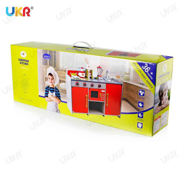 UKR – European Kitchen Red Wooden – Red
