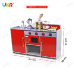 UKR – European Kitchen Red Wooden – Red