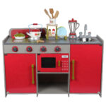 UKR – European Kitchen Red Wooden – Red